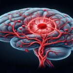 مغز یک انسان که دچار سکته مغزی شده است اما آیا سکته مغزی خوب میشود ؟